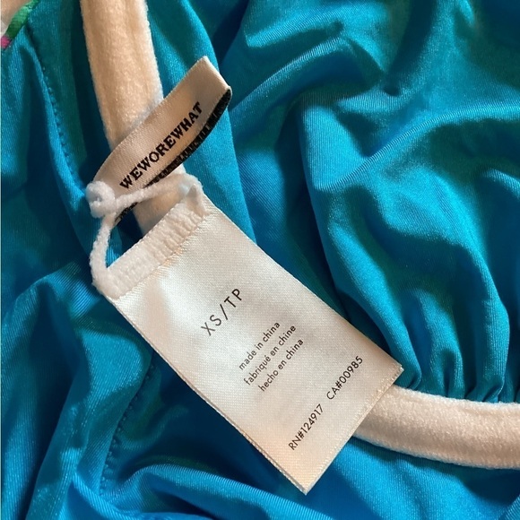 NWOT WeWoreWhat Danielle Belted One-Piece Swimsuit Size XS - Picture 7 of 8